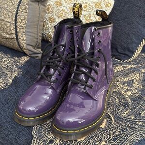 Worn once Purple Dr Martens size 7